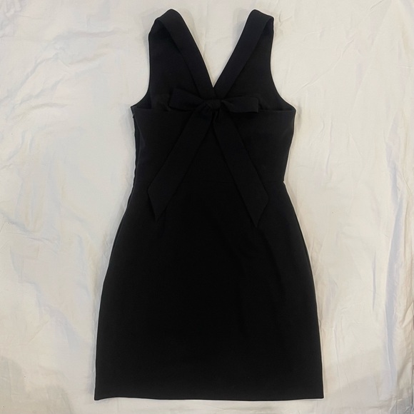 Banana Republic Black Dress with Bow - Picture 3 of 10